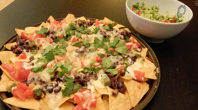 Recept nachos met bonen en guacemole