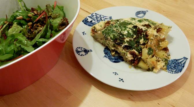 Recept zomerse omelet